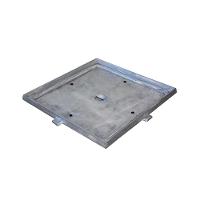 Tampa Tampão De Chão Alumínio Dupla Vedação Simples 60X60Cm - 10