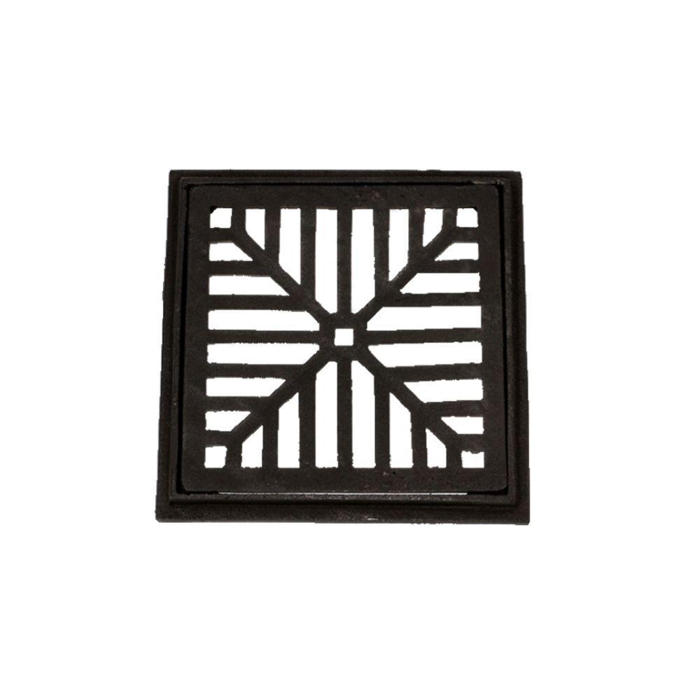 Ralo Com Caixilho De Ferro Fundido Esgoto 30X30Cm Leve - 1