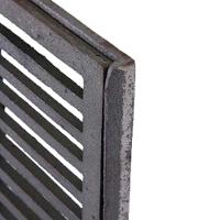 Ralo Grelha E Caixilho De Ferro Fundido Esgoto 10X50Cm - 1