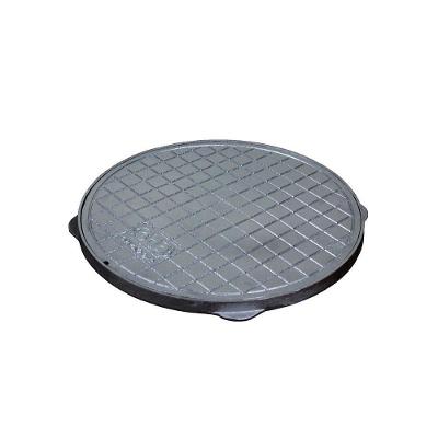 Tampa Tampão De Chão T050 Em Alumínio Circular Simples 50Cm