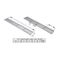 Ralo Grelha Linear Com Caixilho Em Alumínio Fendi 20X100Cm - 3