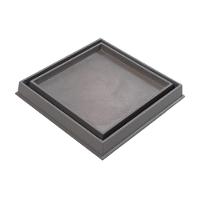 Ralo Invisível Rebaixado Adaptado Caixa Sifonada Cinza 18cm - 1