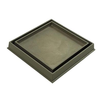 Ralo Invisível Rebaixado Adaptado Caixa Sifonada Bege 18cm