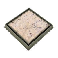 Ralo Invisível Rebaixado Adaptado Caixa Sifonada Bege 18cm - 3