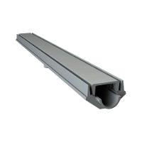 Grelha Invisível Oculta Caixa Coletora Cinza Piscina 100x8cm - 1