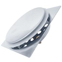 Ralo Click Quadrado 15x15cm Inox - 3