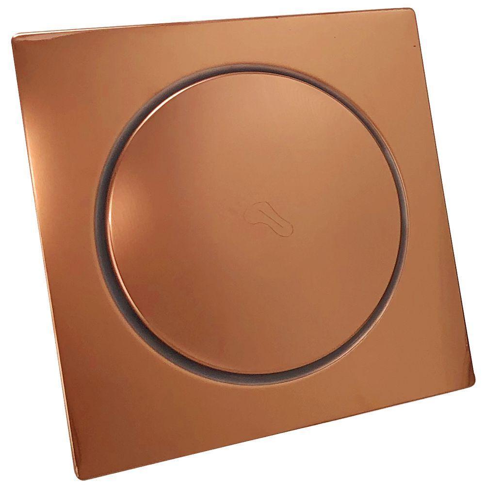 Ralo Click Quadrado 10x10cm Rose - 13