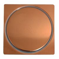 Ralo Click Quadrado 10x10cm Rose - 1