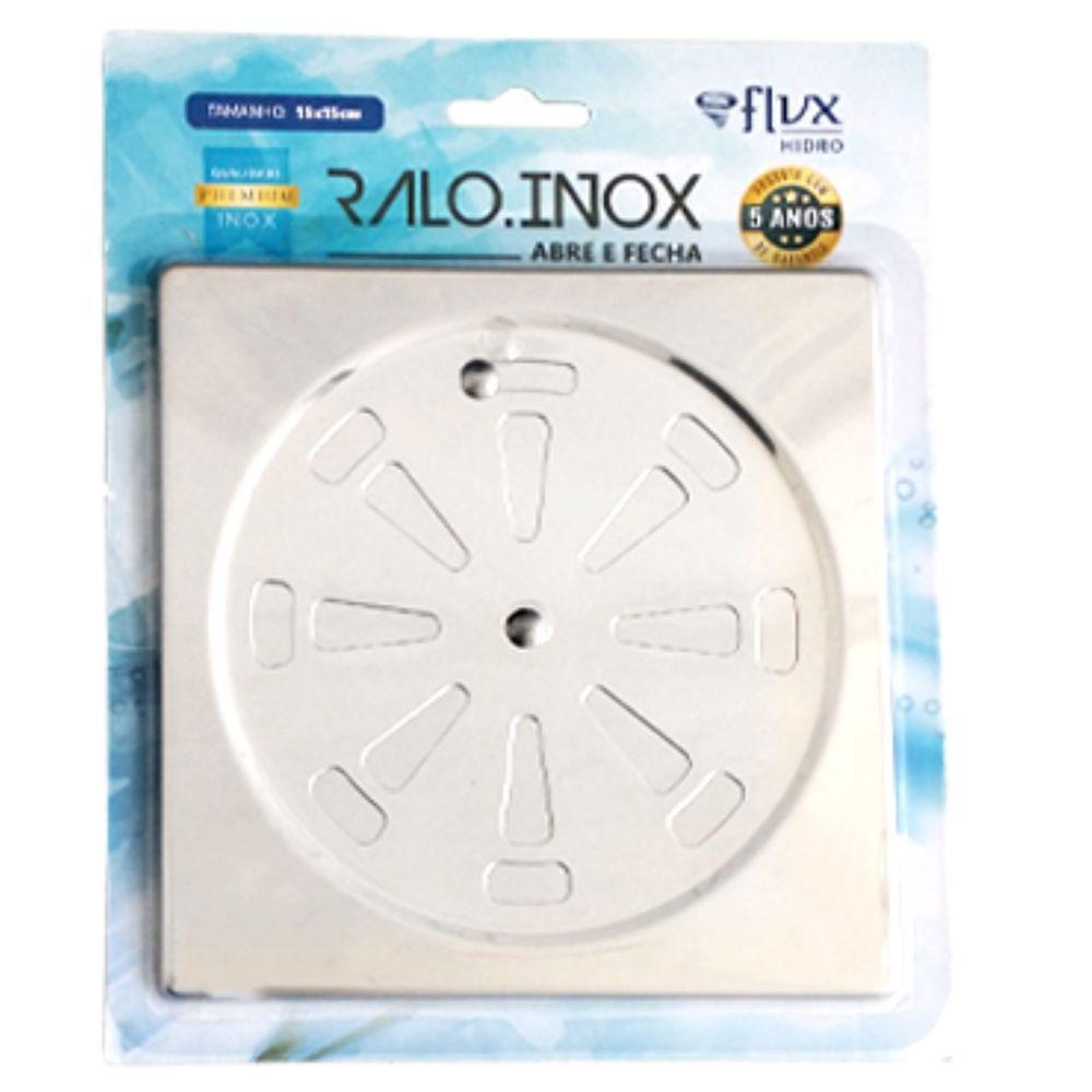 Grelha Abre E Fecha 100mm Inox - 2