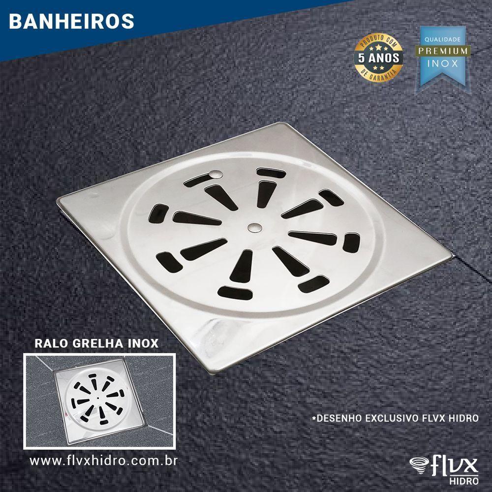 Grelha Abre E Fecha 100mm Inox - 4