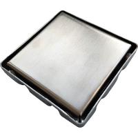 Ralo Oculto Duplo Quadrado 15x15cm Inox - 1
