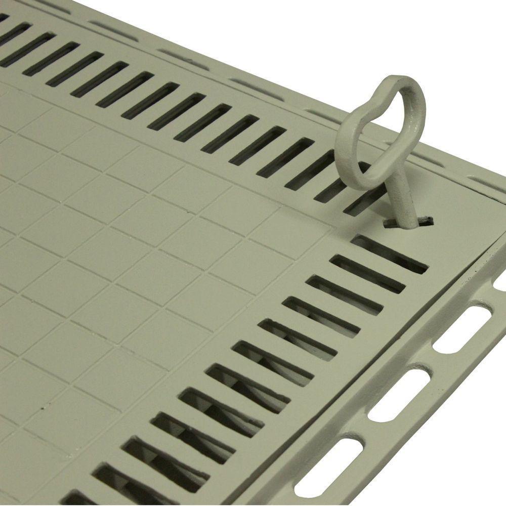 Tampa Casa De Máquina Piscina Lisa Art Grelha 110x110cm B1 - 9