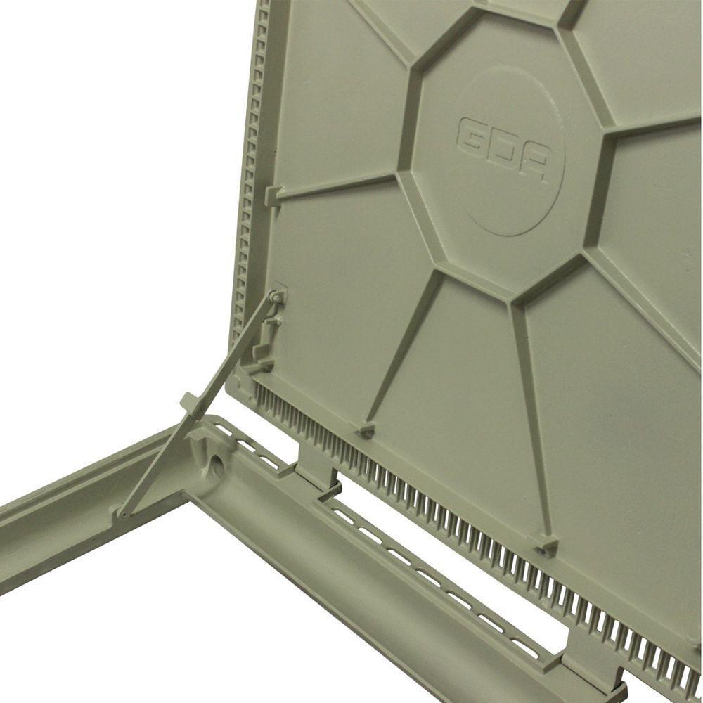 Tampa Casa De Máquina Piscina Lisa Art Grelha 110x110cm B1 - 10