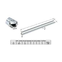 Grelha Invisível Oculta Rebaixada Cx Coleta Marrom 100x8cm