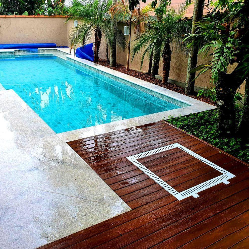 Tampa Casa Máquina Piscina Rebaixada Art Grelha 80x80cm C - 6