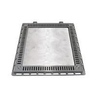 Tampa Casa Máquina Piscina Rebaixada Art Grelha 80x80cm C - 1