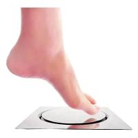 Ralo Fechamento Automático Inteligente Tipo Click 15X15Cm - 5