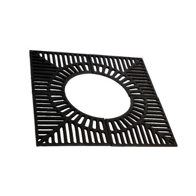 Grelha Arvoreira Ferro Fundido Para Praça Avenida 120X120Cm