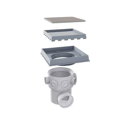 Ralo Invisível Rebaixado Adaptador Caixa Sifonada Fendi 18cm