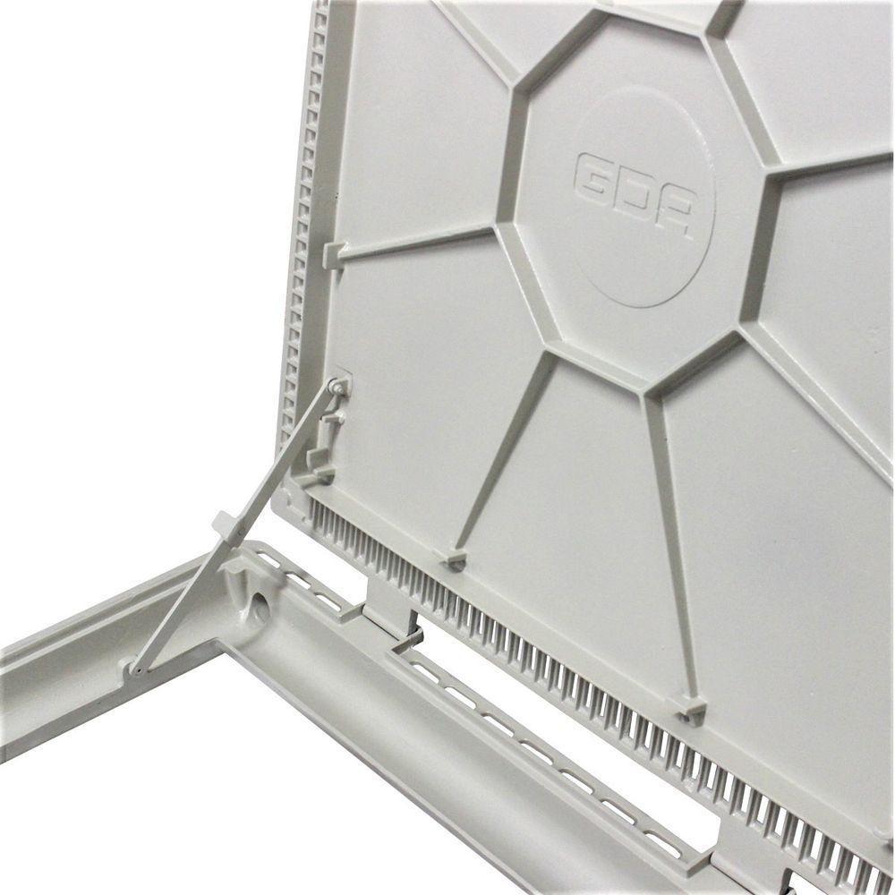 Tampa Casa De Máquina Piscina Lisa Art Grelha 110x110cm B2 - 9