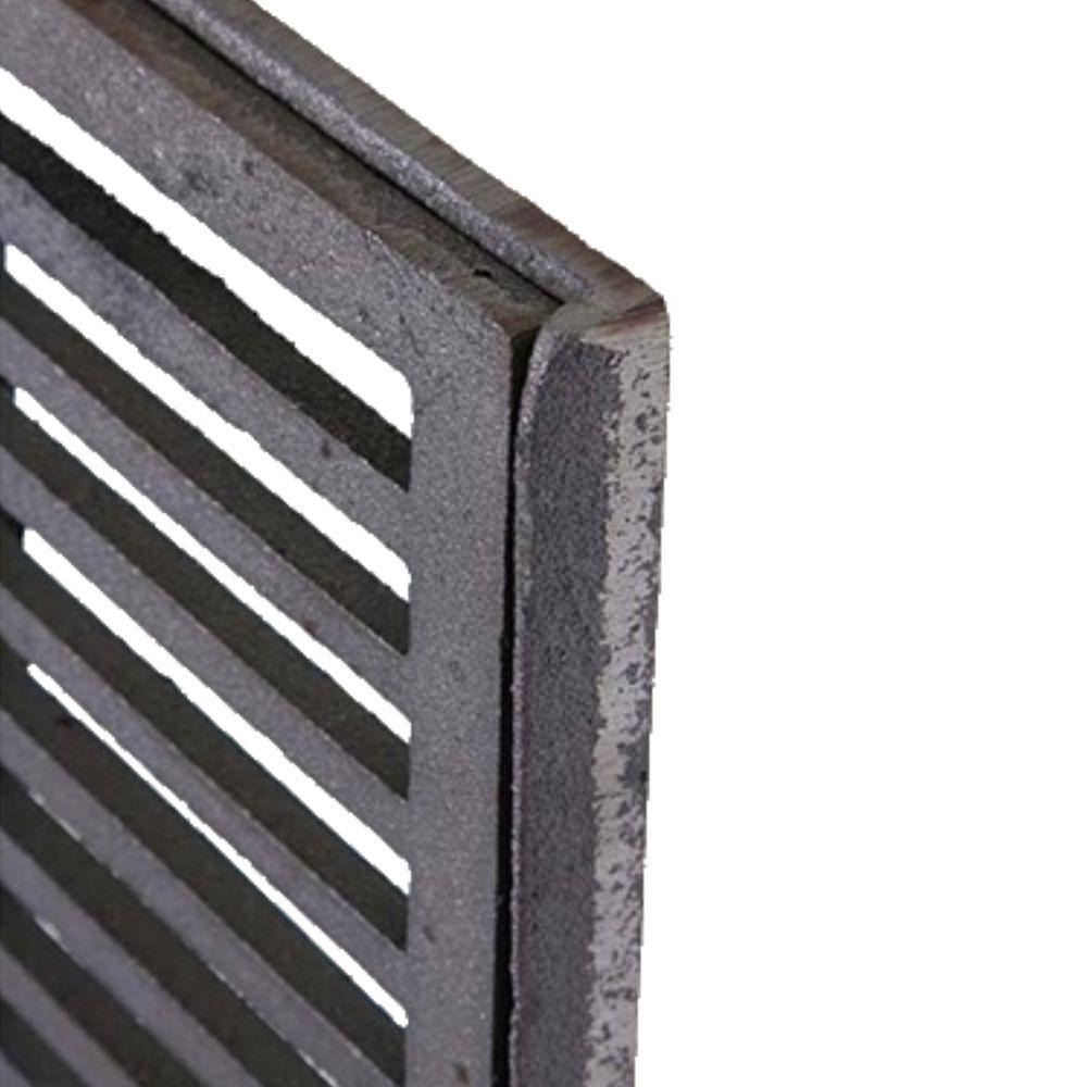 Ralo Grelha E Caixilho De Ferro Fundido Esgoto 20x100cm - 2