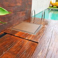 Tampa Casa De Máquina Piscina Lisa Simples Grelha 80x80cm B1 - 2