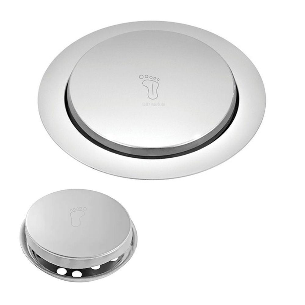 Ralo Click Inteligente Inox 15X15 Lavabo Banheiro Redondo - 1