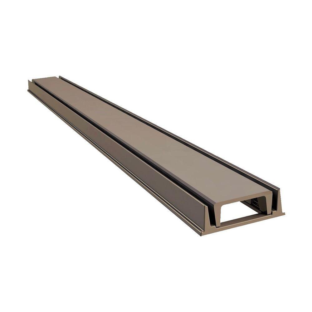 Grelha Linear Invisível Oculta Com Caixilho Fendi 100x8cm - 1