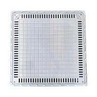 Tampa Casa De Máquina Piscina Lisa Simples Grelha 80x80cm B2 - 1