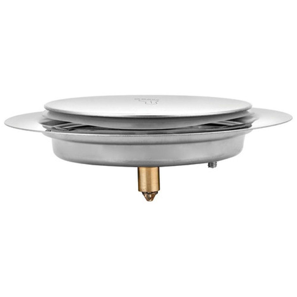 Ralo Click Inteligente 15X15 Inox Lavabo Banheiro Redondo - 4