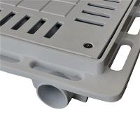 Tampa Casa De Máquina Piscina Lisa Simples Grelha 80x80cm C - 8