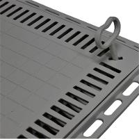 Tampa Casa De Máquina Piscina Lisa Art Grelha 110x110cm C - 9