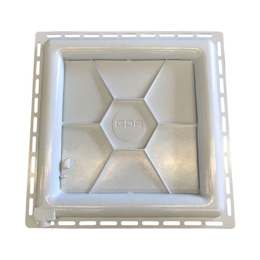 Tampa Casa Máquina Piscina Rebaixada Simples Grelha 80x80 B2 - 4