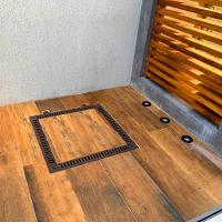 Tampa Casa Máquina Piscina Rebaixada Art Grelha 80x80cm M - 5