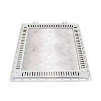 Tampa Casa Máquina Piscina Rebaixada Art Grelha 80x80cm B2 - 1