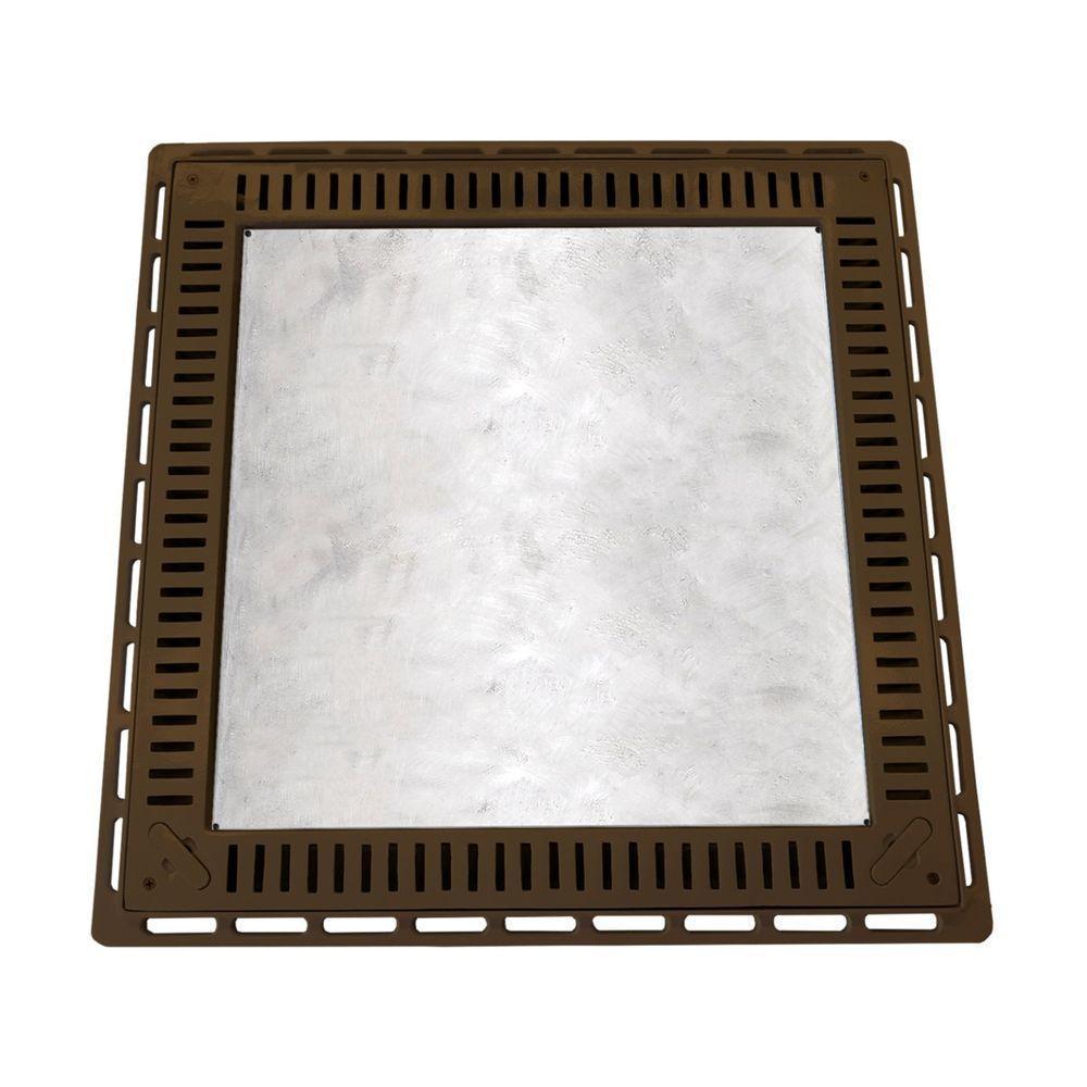 Tampa Casa Máquina Piscina Rebaixada Simples Grelha 80x80 M - 1