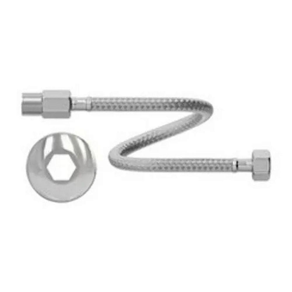 Engate Flexível De Aço Inoxidável Machoxfêmea (1/2) 40Cm Ref. 7545 - 2