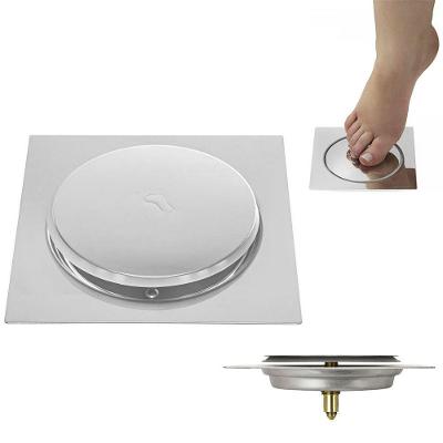 Ralo Click Inteligente 15X15 Aço Inox Pop Up Clic Banheiro