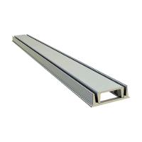 Grelha Linear Invisível Oculta Com Caixilho Bege 100x8cm - 1