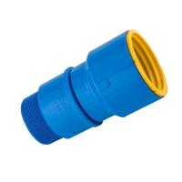 Conexão Adaptador Fêmea Engate Rápido Roscável 3'' Azul - 1