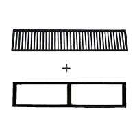 Ralo Grelha E Caixilho De Ferro Fundido Esgoto 20X50Cm. - 3