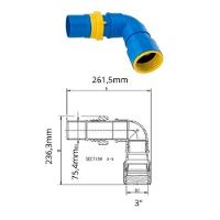 Joelho 90° - Engate Roscável 3 Pol - Viqua - 3