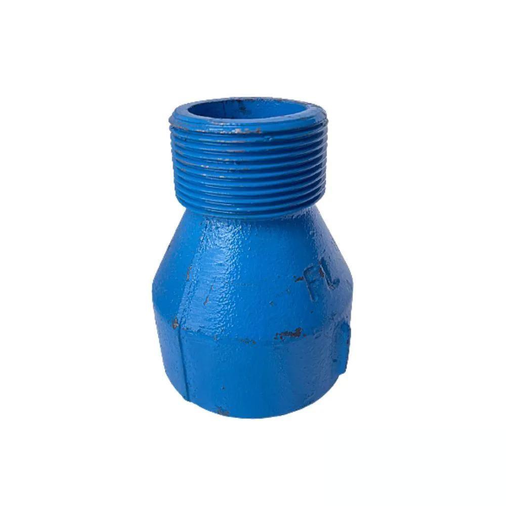 Luva De Redução Com Rosca Macho Fêmea Ferro Fundido Ferreira Lopes Tamanho 2"x1" - 1