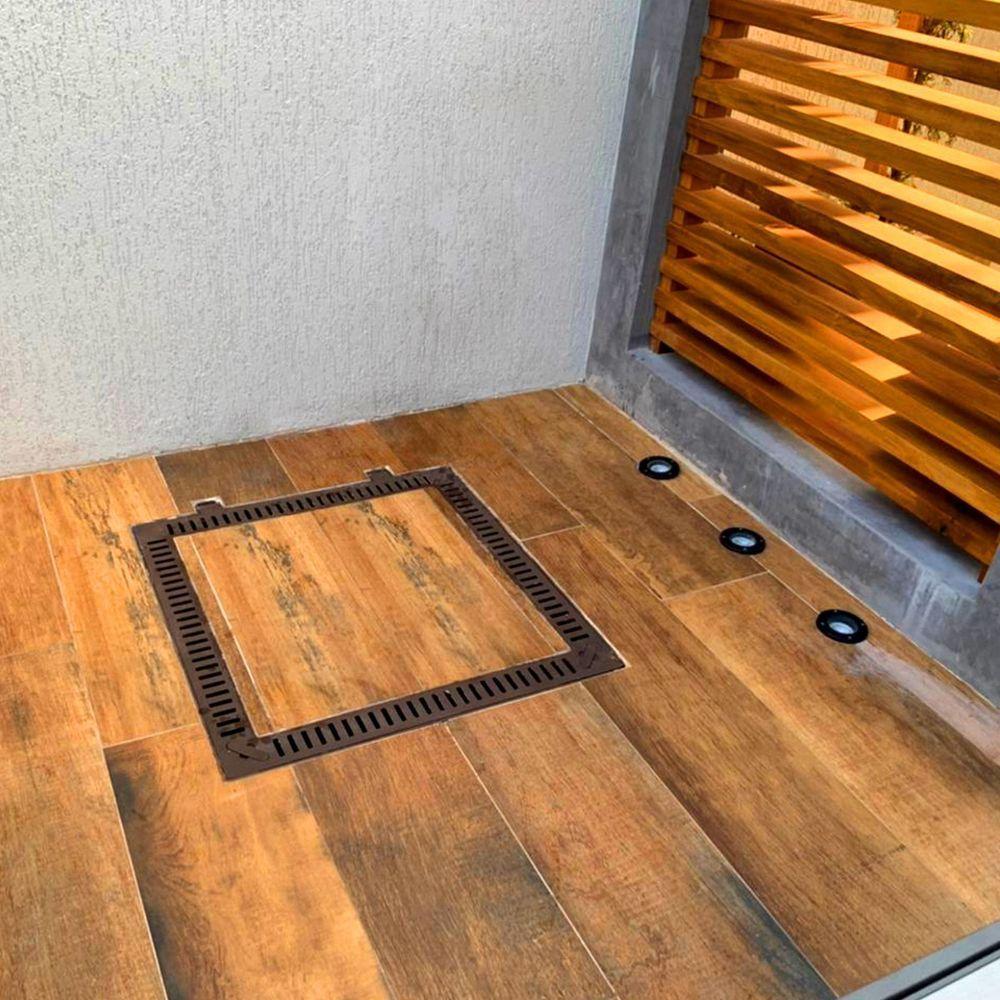 Tampa Casa Máquina Piscina Rebaixada Art Grelha 80x80cm B1 - 3