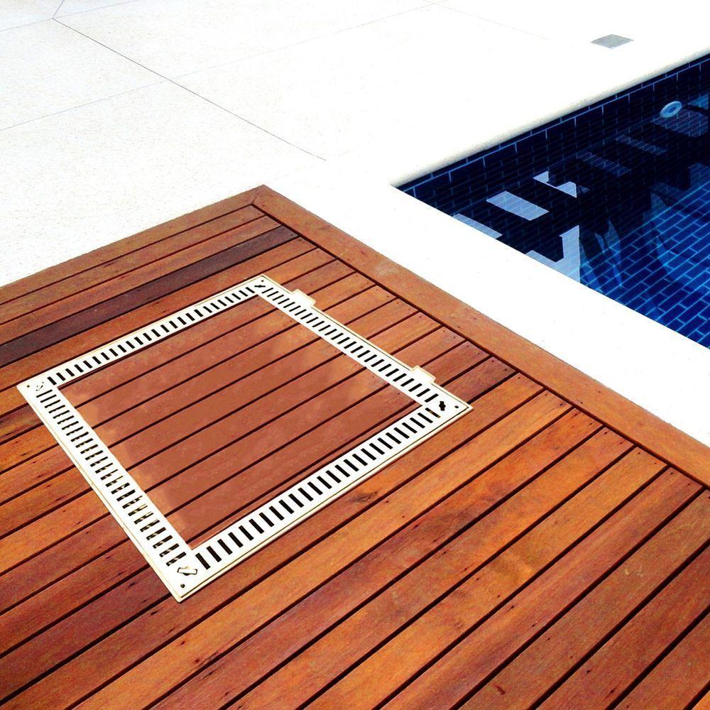 Tampa Casa Máquina Piscina Rebaixada Art Grelha 80x80cm B1 - 5