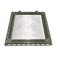 Tampa Casa Máquina Piscina Rebaixada Art Grelha 80x80cm B1 - 1