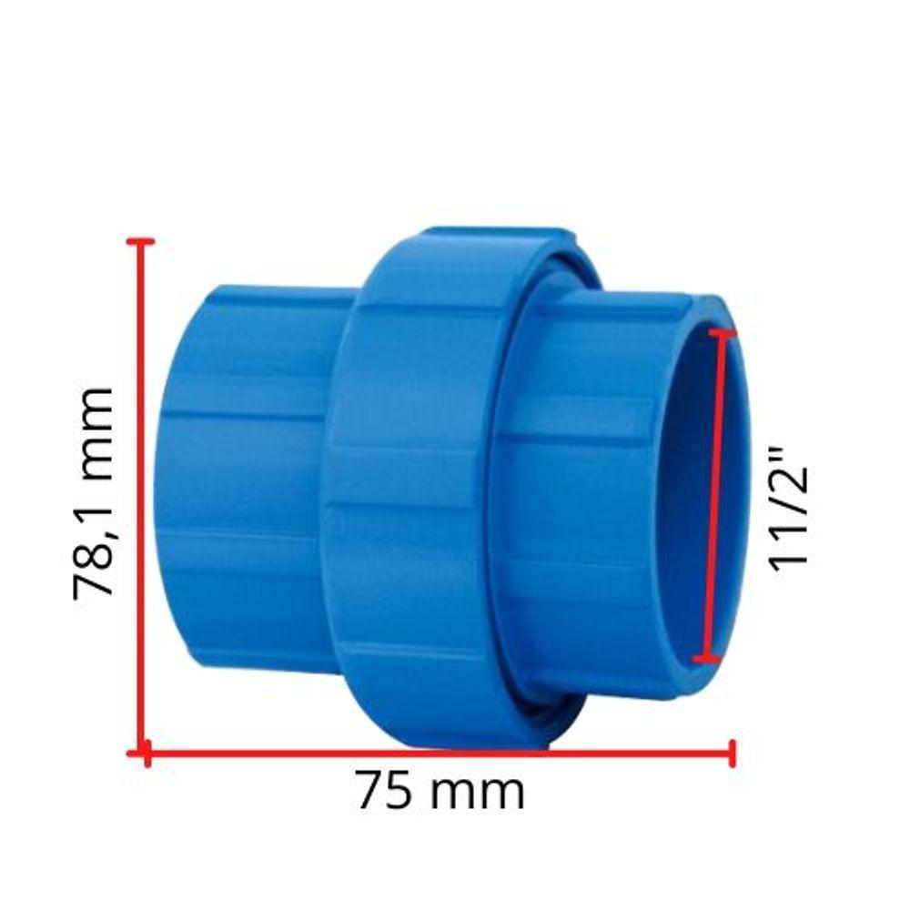 União Roscável 1.1/2 Polegadas - Viqua - 3