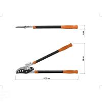 Tesourão De Poda Tipo Bypass Tramontina Em Aço Com Cabos Extensíveis De 46,5 Até 78,5 Cm Tramontina - 6