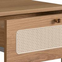 Mesa De Cabeceira 1 Gaveta Palhinha Hanover Artesano - 3