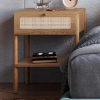 Mesa De Cabeceira 1 Gaveta Palhinha Hanover Artesano - 7